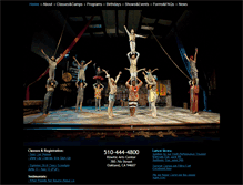 Tablet Screenshot of kineticartscenter.com